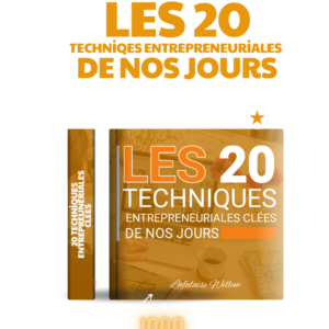 Les 20 techniques entrepreneuriales de nos jours.