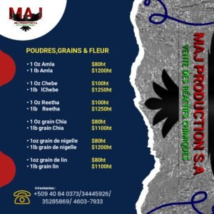 Poudre et grains