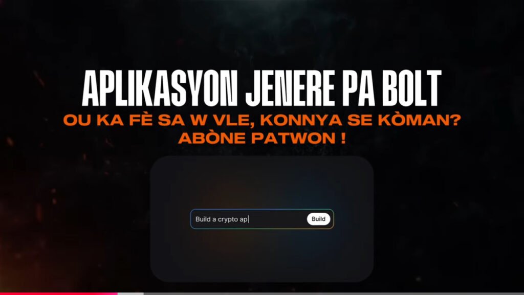 kreye aplikasyon ak ia